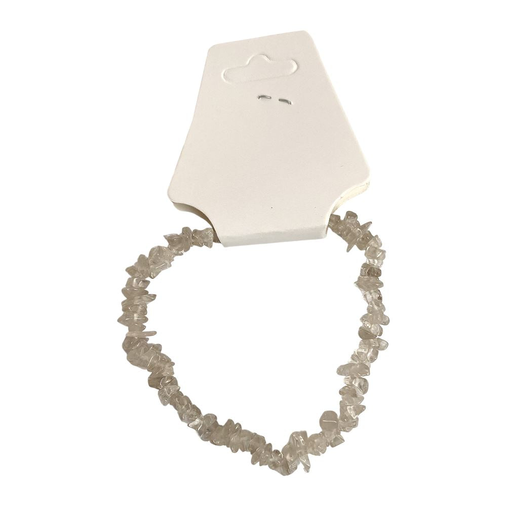 Smoky Quartz Gemstone Chip Bracelet - Case of 5