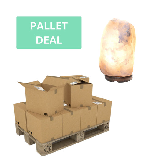 Natural Salt Lamp 2-3kg (WHITE)(Branded) - PALLET DEAL (96 units)