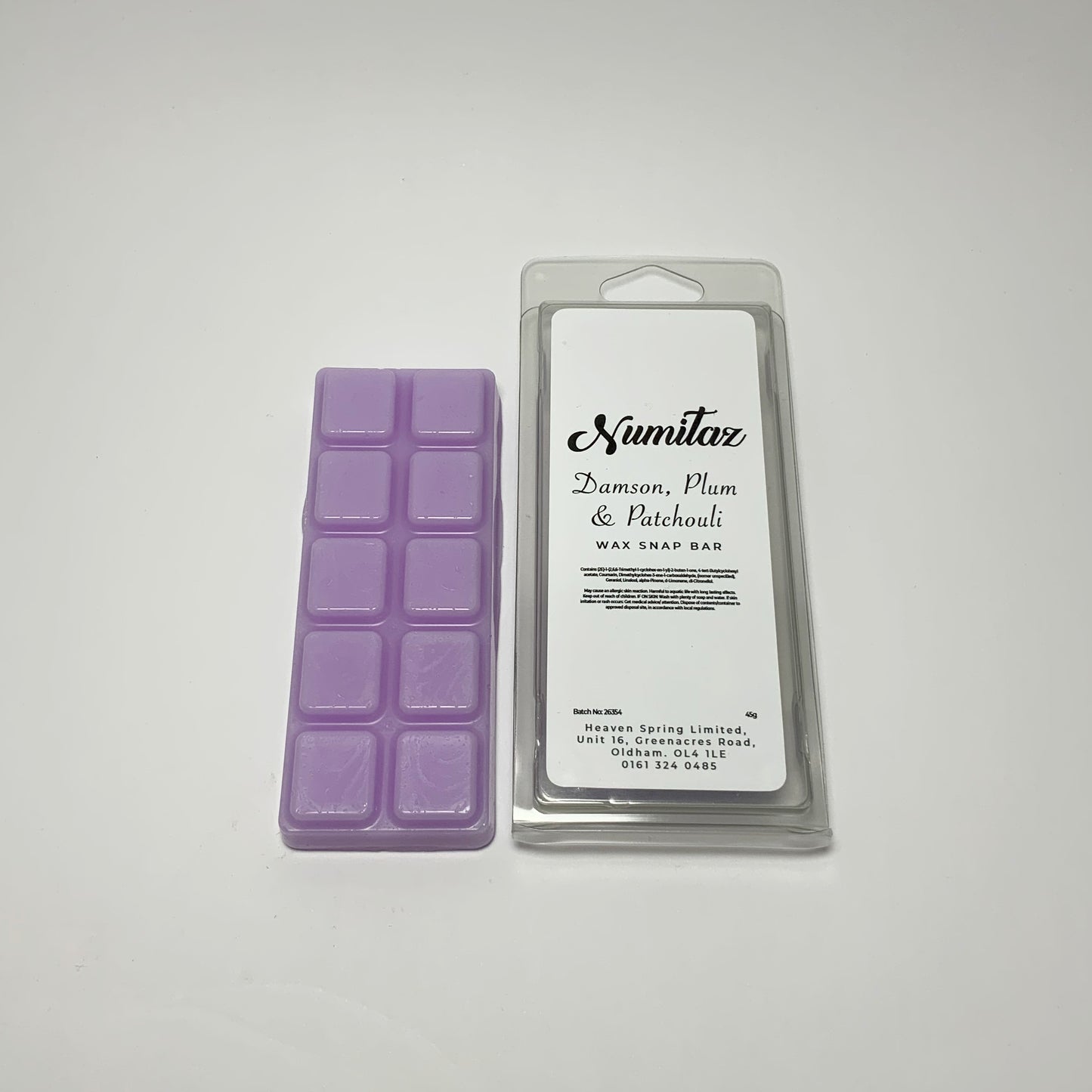 Opulence Snap Bar (Damson Plum & Patchouli) - Case of 6