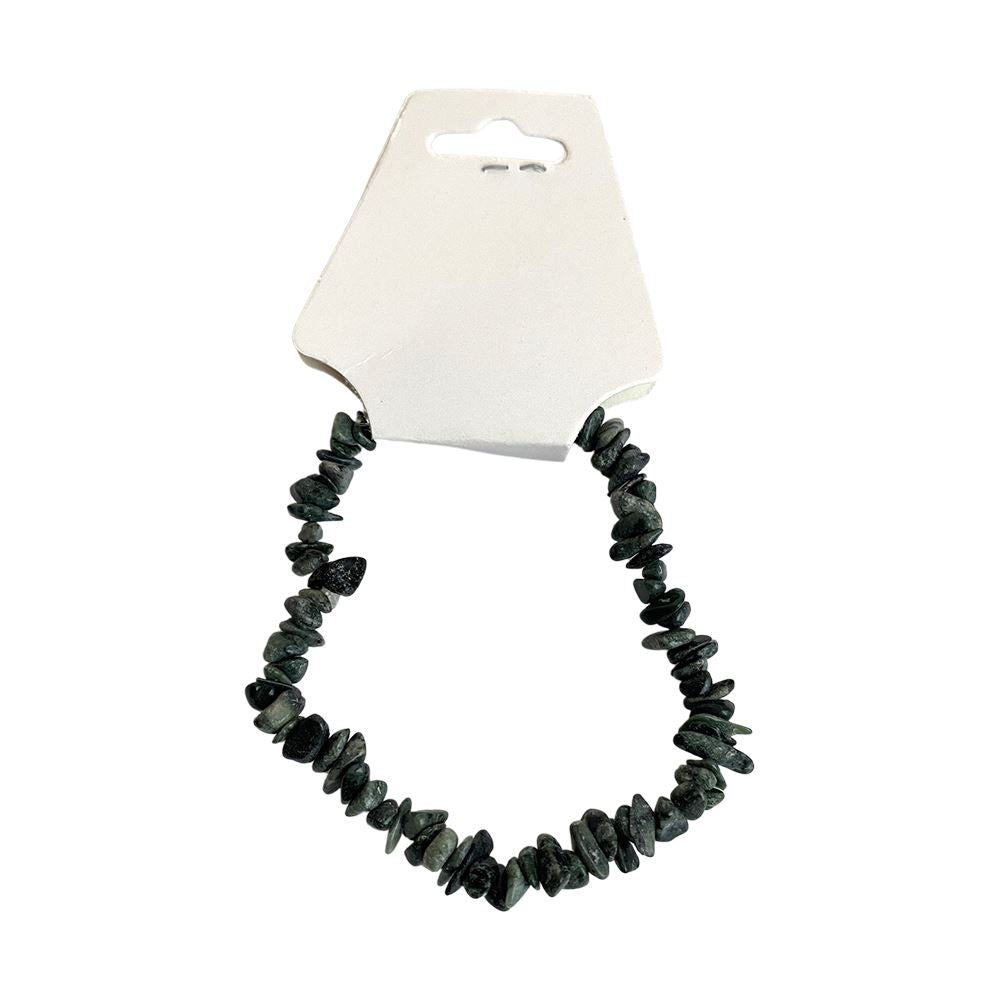 Kambaba Jasper Gemstone Chip Bracelet - Case of 5