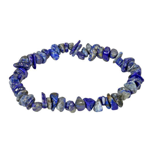 Lapis Lazuli Gemstone Chip Bracelet - Case of 5