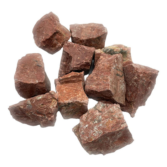 Red Jasper Rough Cut Crystals 1kg