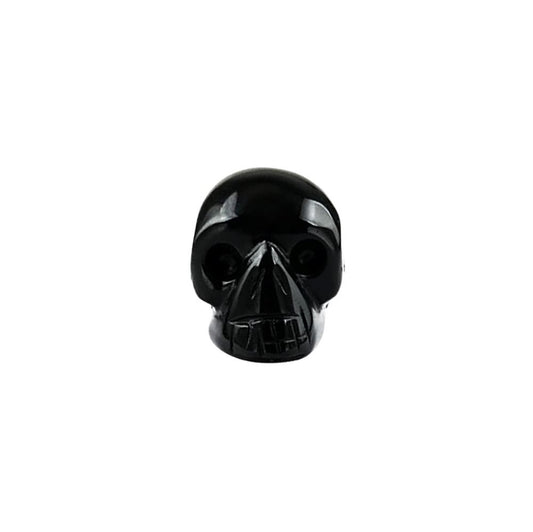 Black Obsidian Skull Head 2cm - Case of 3