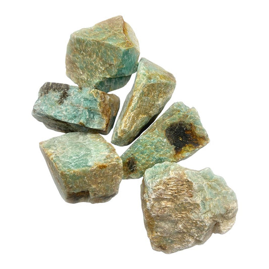 Amazonite Rough Cut Crystals 1kg