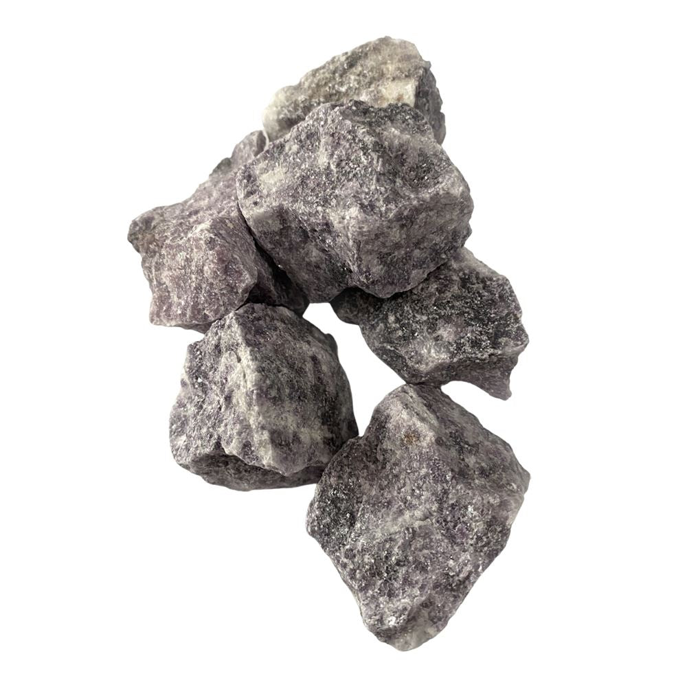 Lepidolite Rough Cut Crystals 1kg