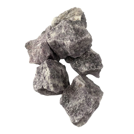 Lepidolite Rough Cut Crystals 1kg
