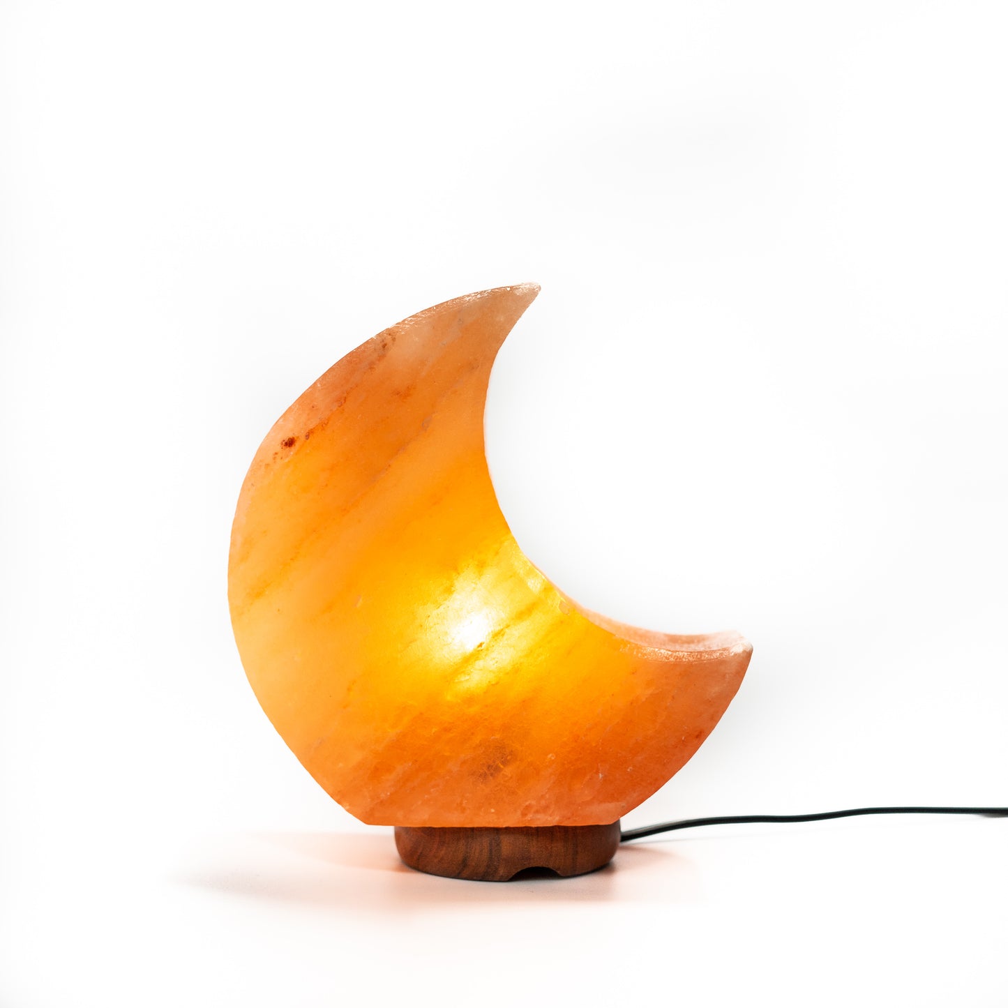 Half moon salt lamp (pink) - Case of 4