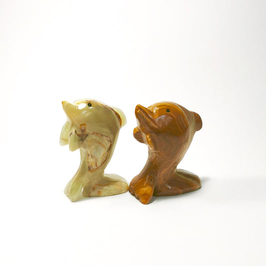 3" Dolphin (multigreen onyx) - Case of 10