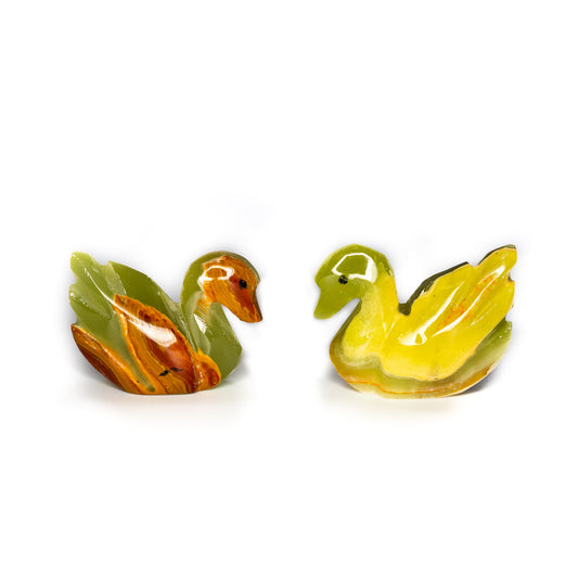 3" Swan (multigreen onyx) - Case of 10