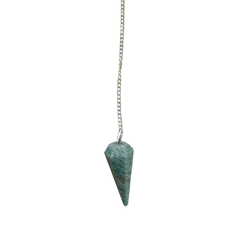 Amazonite Pendulum with Chain - Case of 3