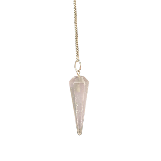 Selenite Pendulum with Chain - Case of 3