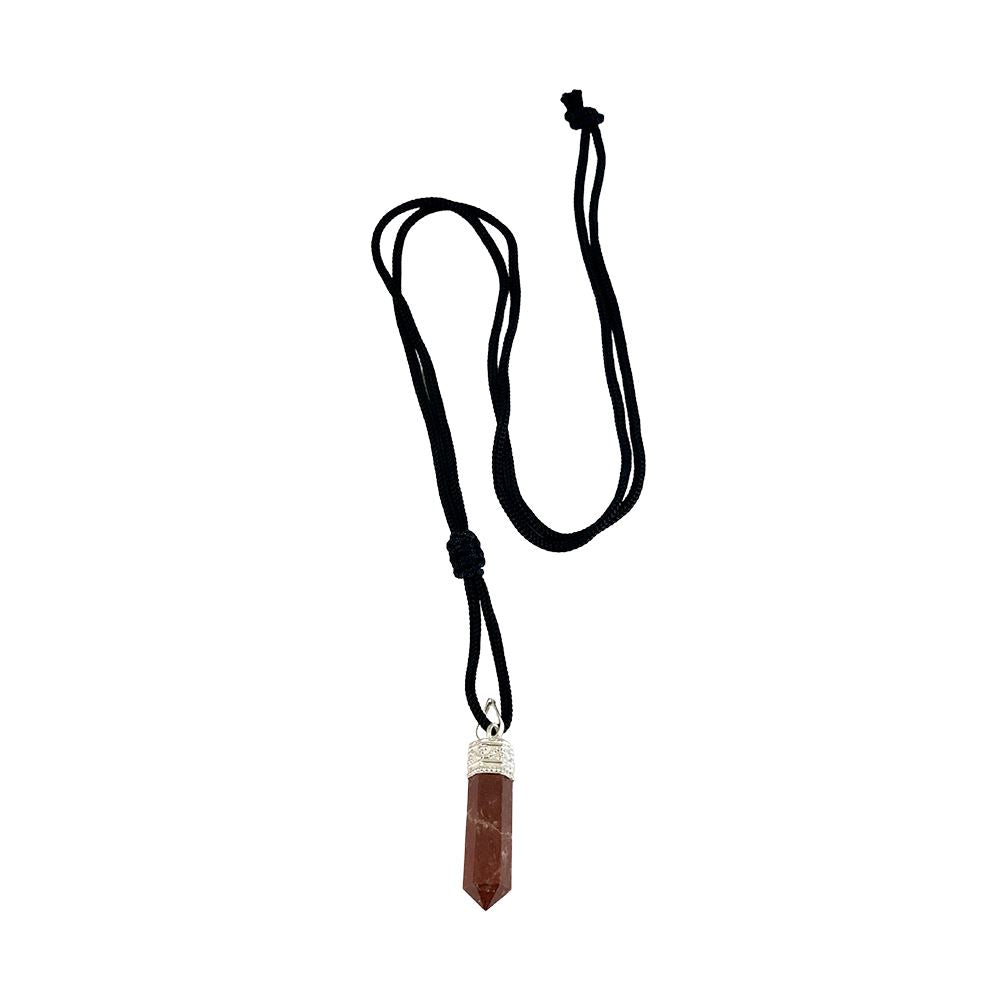 Red Jasper Pencil Pendant 25-30mm - Case of 3