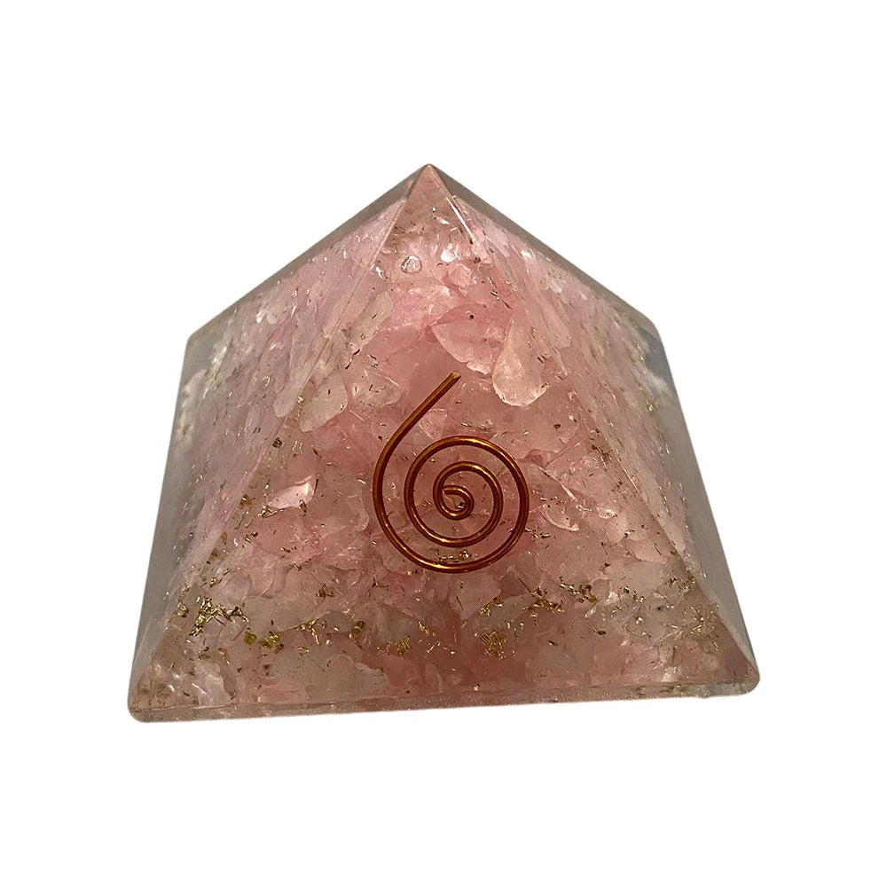 Rose Quartz Pyramid 5.5cm - Case of 2