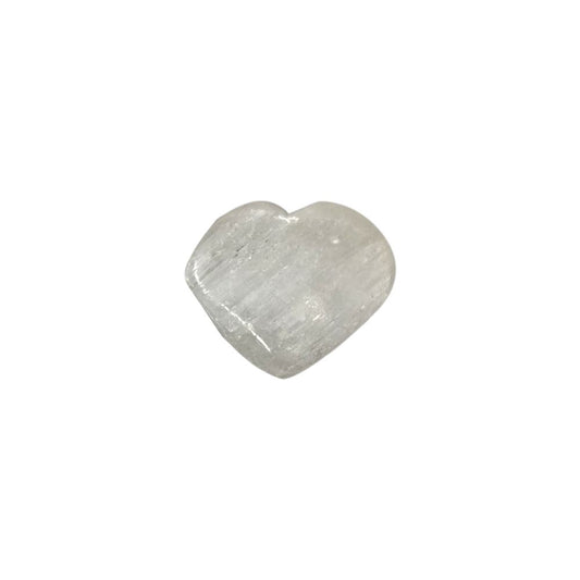Selenite Small Crystal Heart, 2-3cm - Case of 3
