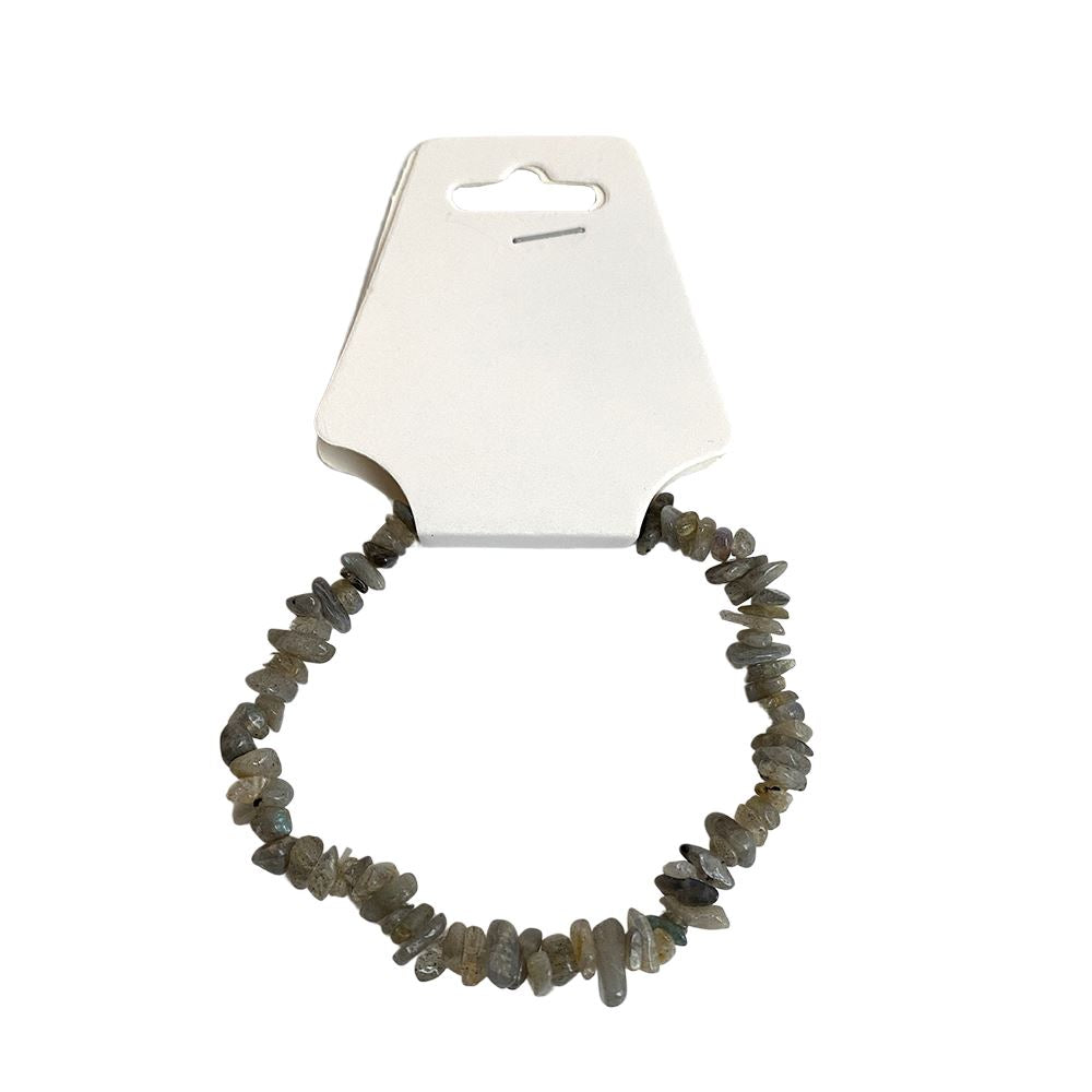 Labradorite Gemstone Chip Bracelet - Case of 5
