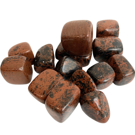 Mahogany Obsidian Tumbled Crystals 250g - Case of 2