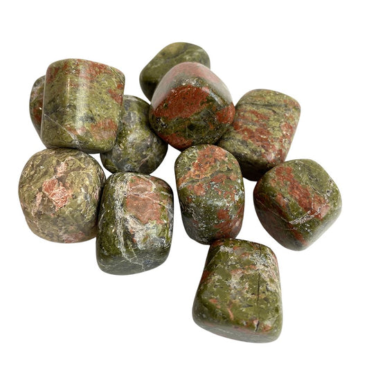 Unakite Tumbled Crystals 250g - Case of 2