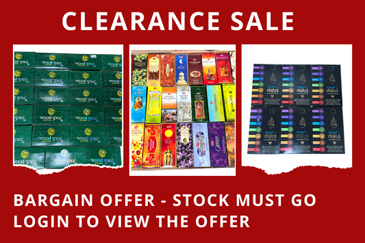 Mega Clearance Stock - Incense Sticks and Cones
