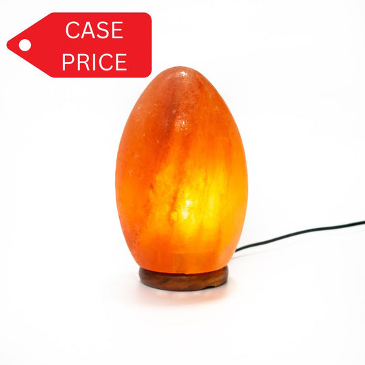 Egg salt lamp (pink) - Case of 4