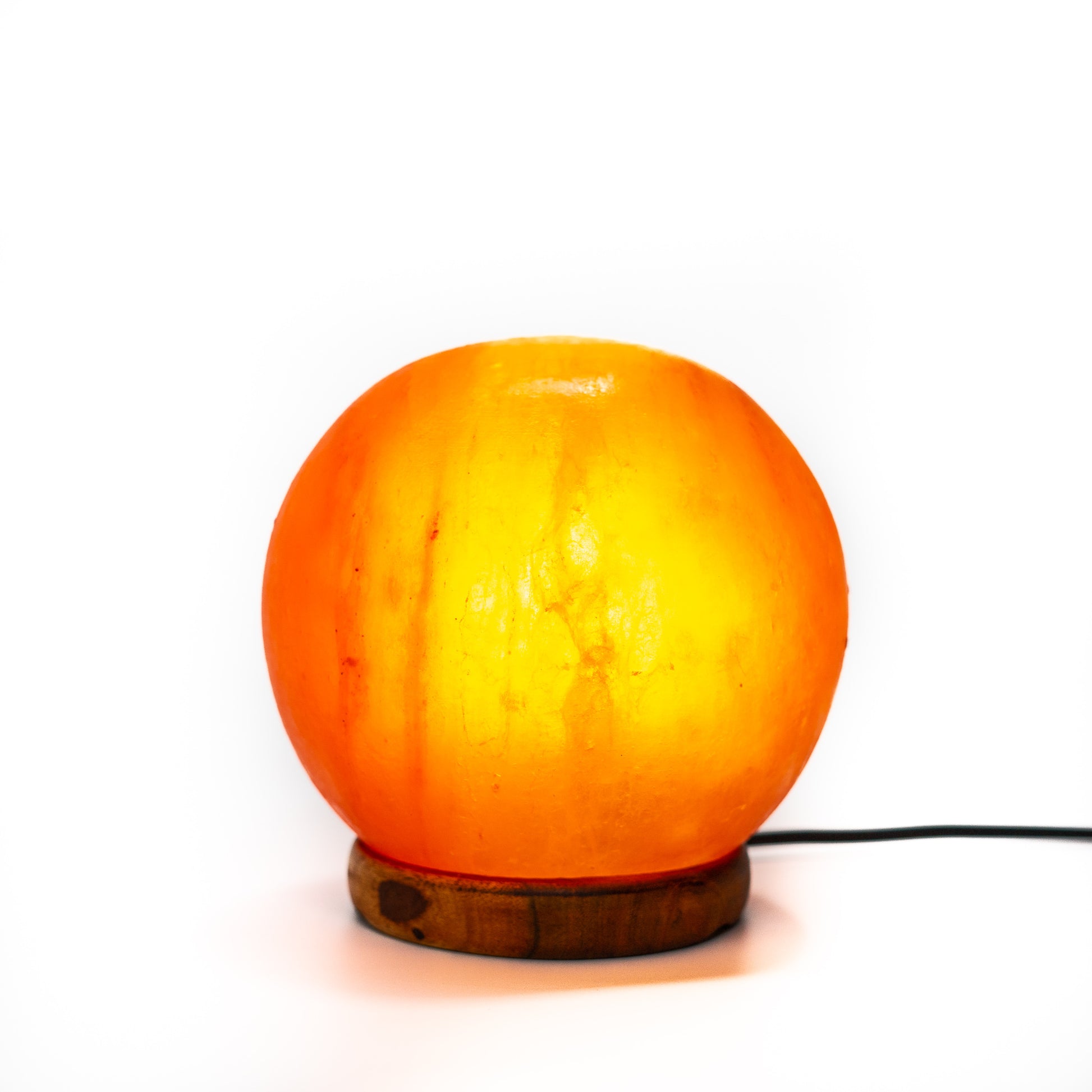 Sphere salt lamp (pink)