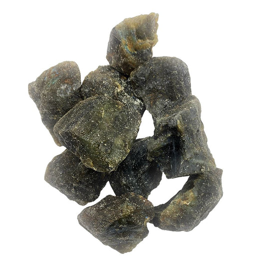 Black Tourmaline Rough Cut Crystals 1kg