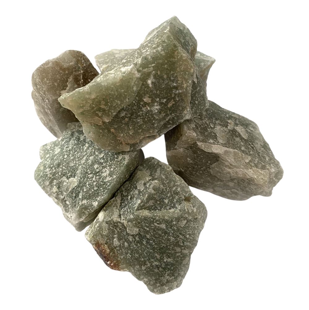 Green Aventurine Rough Cut Crystals 1kg