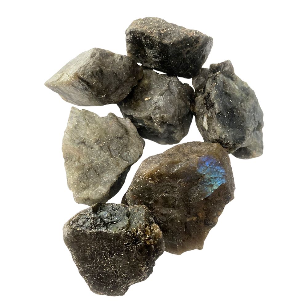 Labradorite Rough Cut Crystals 1kg