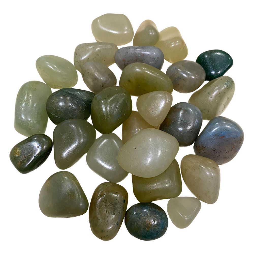 Green Aventurine Tumbled Crystals 250g - Case of 2