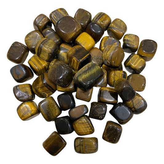 Tiger's Eye Tumbled Crystals 250g - Case of 2