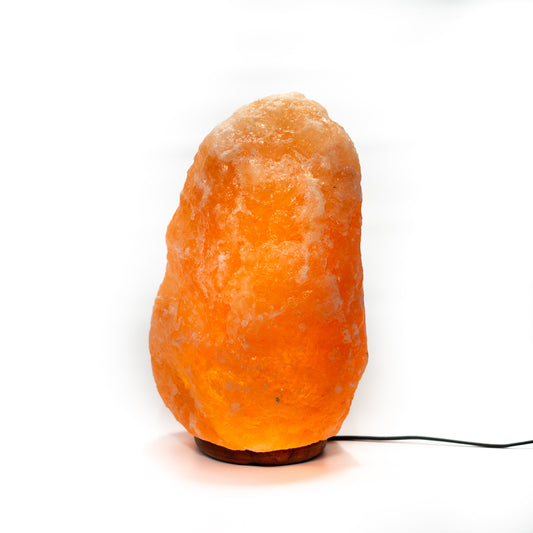 Natural salt lamp 13-15kg (pink)