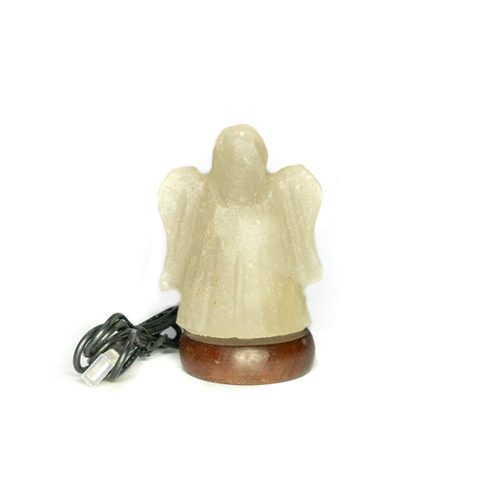 USB colour changing angel salt lamp (white)