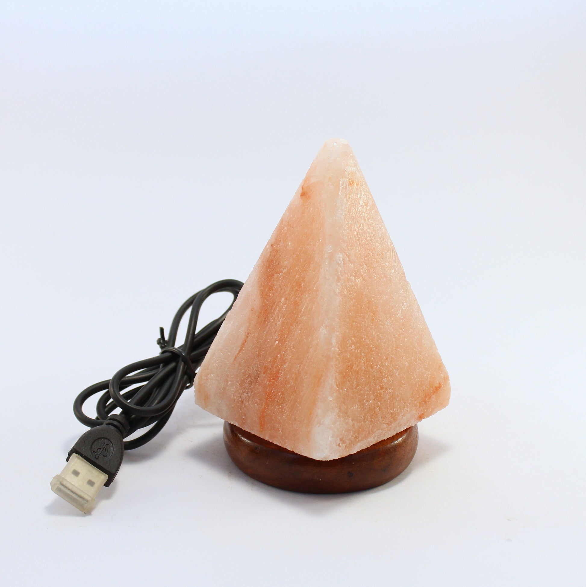 USB colour changing pyramid salt lamp (pink)
