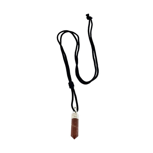 Red Jasper Pencil Pendant 25-30mm - Case of 3