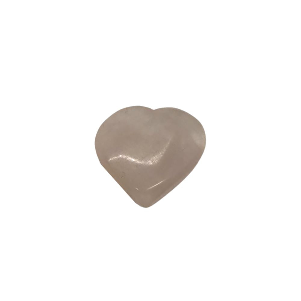 Rose Quartz Small Crystal Heart, 2-3cm - Case of 3