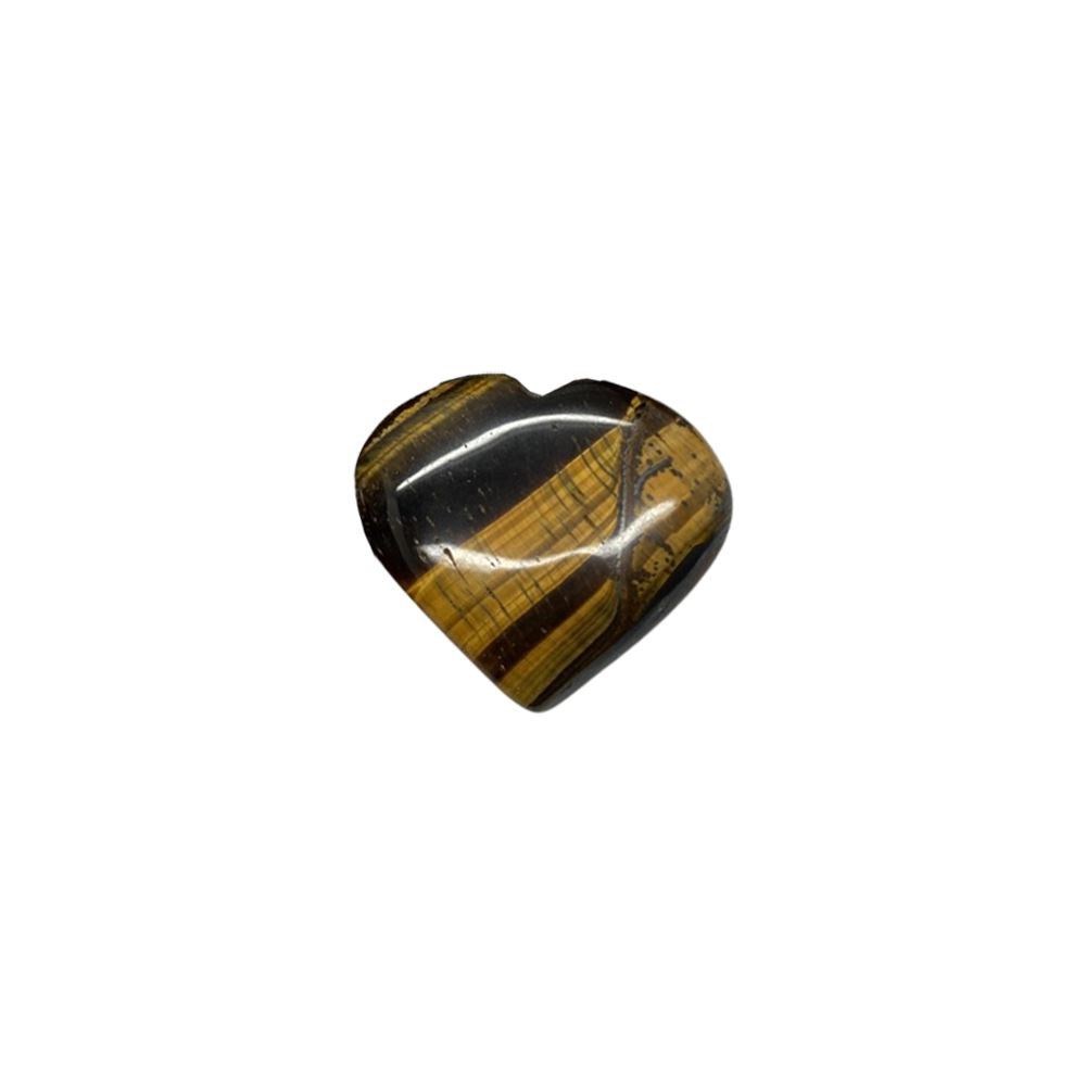 Tiger's Eye Small Crystal Heart, 2-3cm, - Case of 3